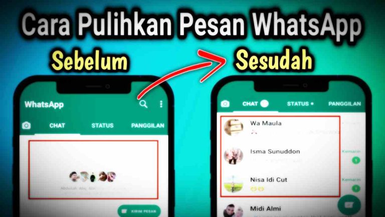Cara Mengembalikan Pesan WA Yang Sudah Dihapus Tanpa Backup Di Android & iPhone