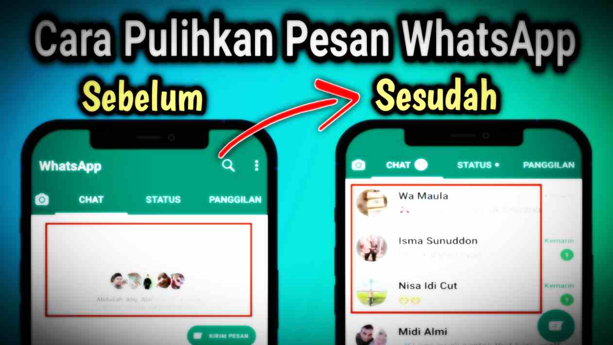 Cara Mengembalikan Pesan WA Yang Sudah Dihapus Tanpa Backup Di Android & iPhone