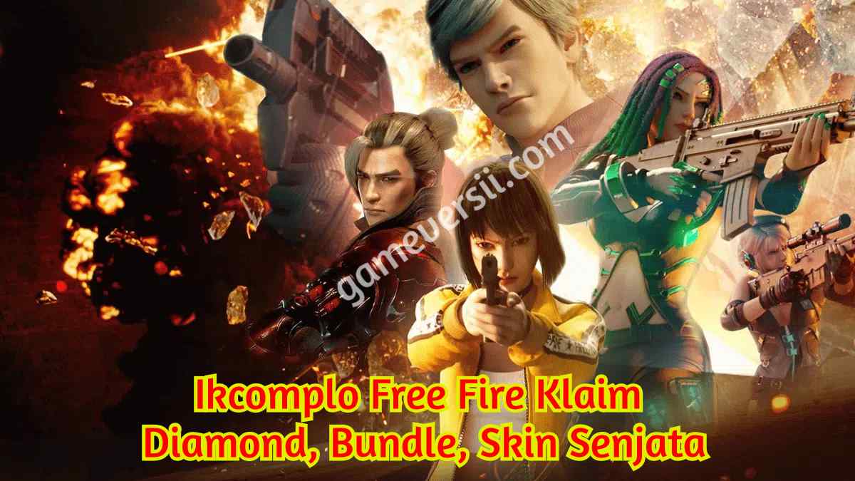 Ikcomplo Free Fire (FF) Klaim Spin Diamond, Bundle, Skin Senjata